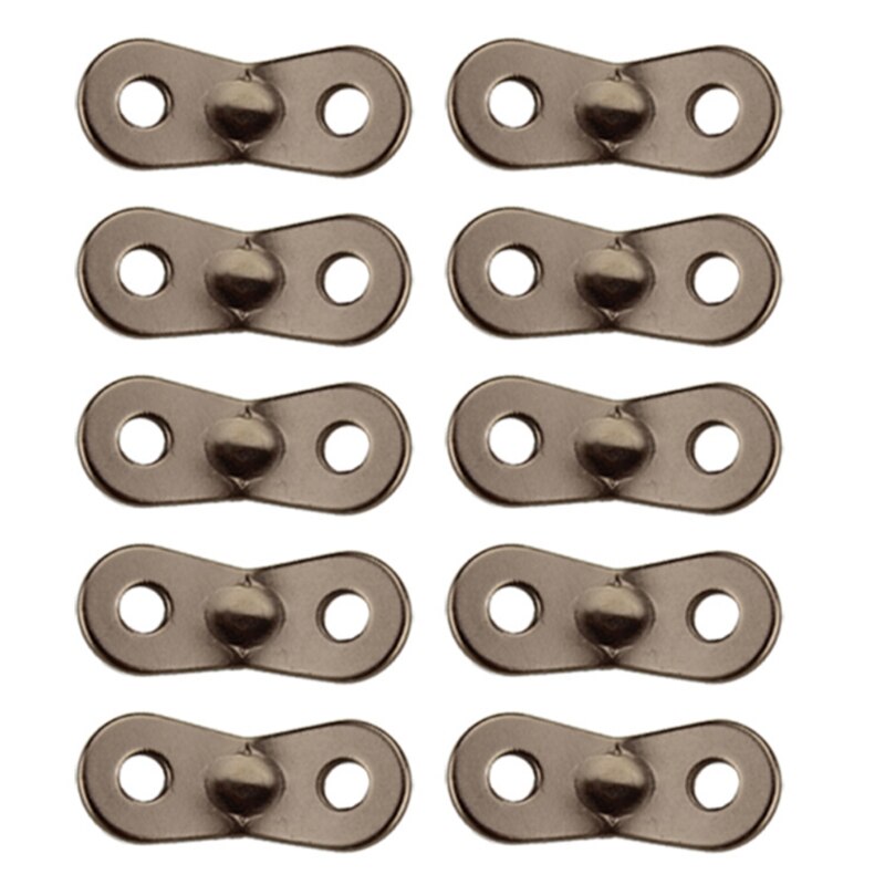 Cheap Goat Tents 10 Pcs Aluminum Alloy Tent Rope Tensioners Camping Non Slip Cord Lock Buckles Dual Holes Wind Rope Peanut Stopper Tent Accessories 
